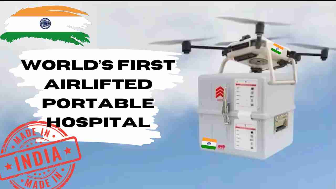 First Air-Lifted Portable Hospital